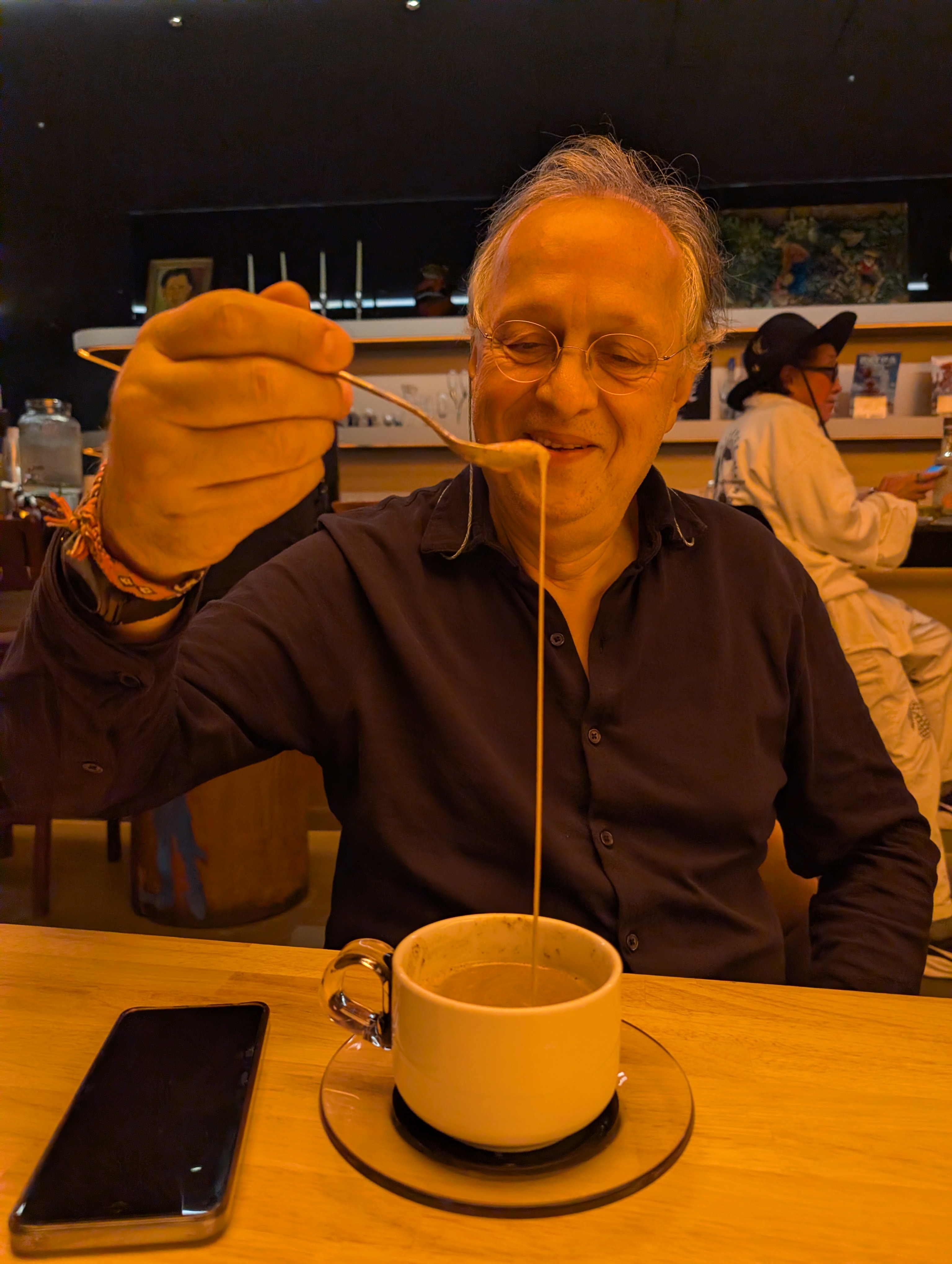 Hot specialty beverage served at A Bunch of Coffee bar